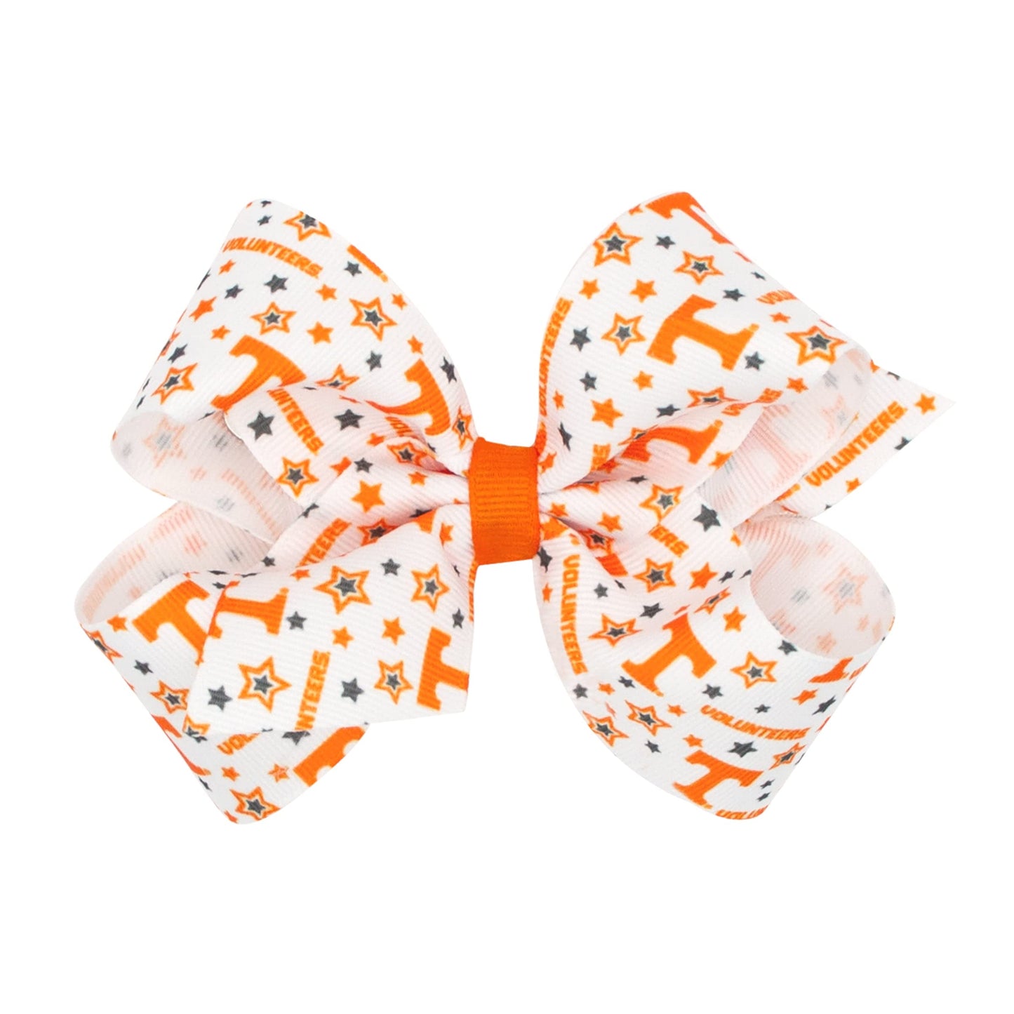 Divine Creations Girls' Collegiate Themed Game Day Logo Print Hair Bow by Wee Ones on a WeeStay Clip, Classic Grosgrain, Classic Grosgrain, Medium Beauty & Personal Care Wee Ones