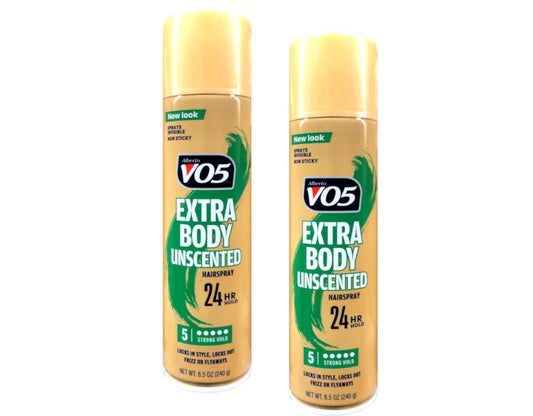 Alberto VO5 Crystal Clear Unscented Hair Spray - Volumizing Hair Spray for Styling - Frizz and Humidity Control - Lasting Hold - 8.5 oz - Pack of 2 Beauty & Personal Care VO5