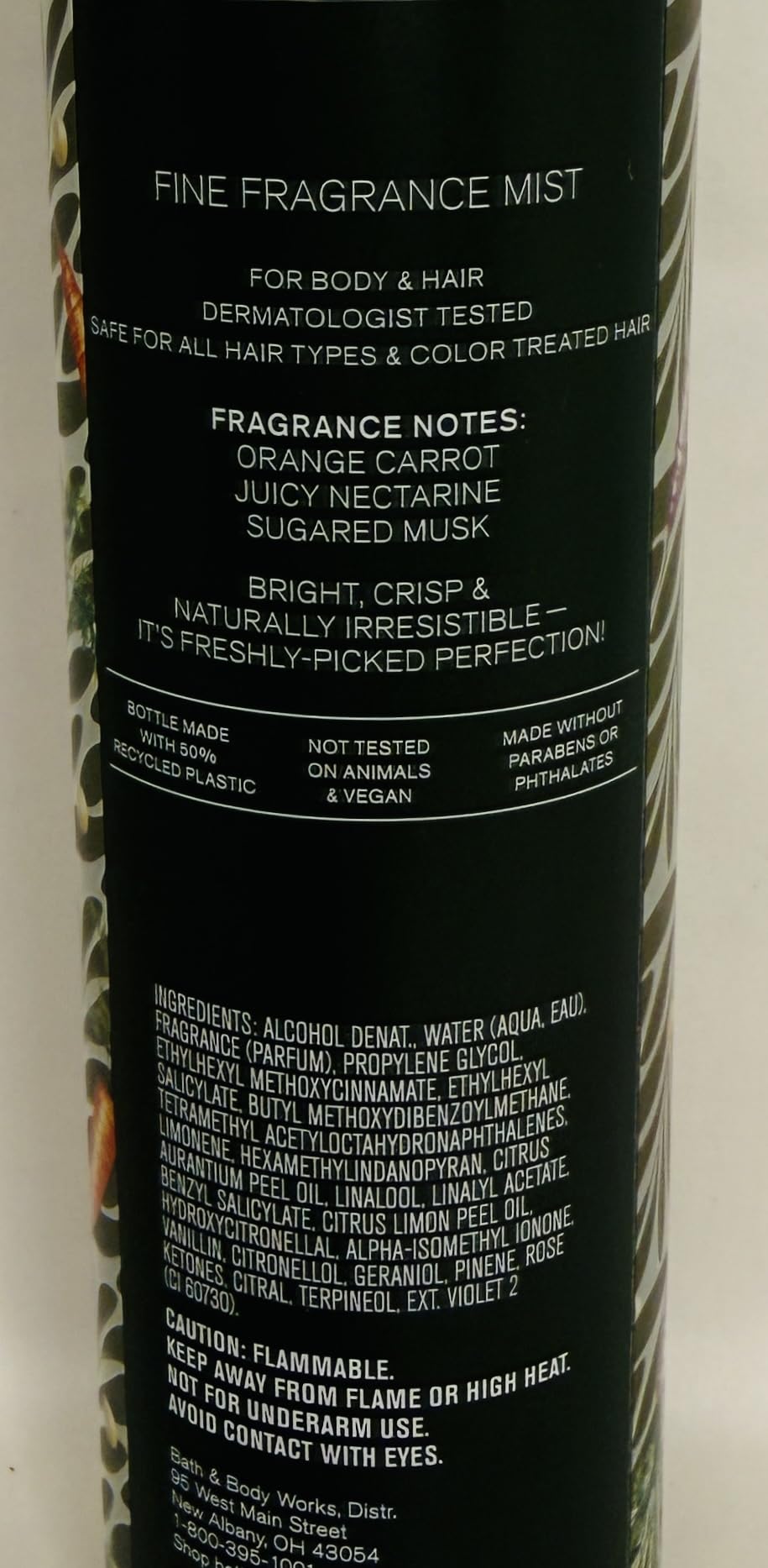 Bath & Body Works Carrot Charm Fine Fragrance Mist - Sweet Carrot Cake Dessert Body Spray Beauty & Personal Care Bath & Body Works