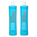 Pure Brazilian Anti-Frizz Daily Shampoo & Conditioner, Salt-Free & Color Safe, Enriched with Keratin, Argan Oil & Acai, 1 Liter (33.8 Fl Oz) Beauty & Personal Care Pure Brazilian