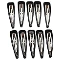40Pcs Women Large Black BB Clip Scrub Side Clip Plastic Coated Metal Hair Clips About 6.7CM (2.6 '') Beauty & Personal Care Suoirblss