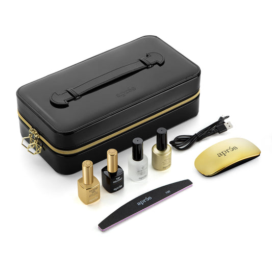Apres Nail Gel-X Nail Extension Kit & Natural Round Short Box of Tips | Bundle Set | 500 Gel-X Tips | Premium Quality | 10 Sizes 0-9 | No Size 00 Beauty & Personal Care APRÉS