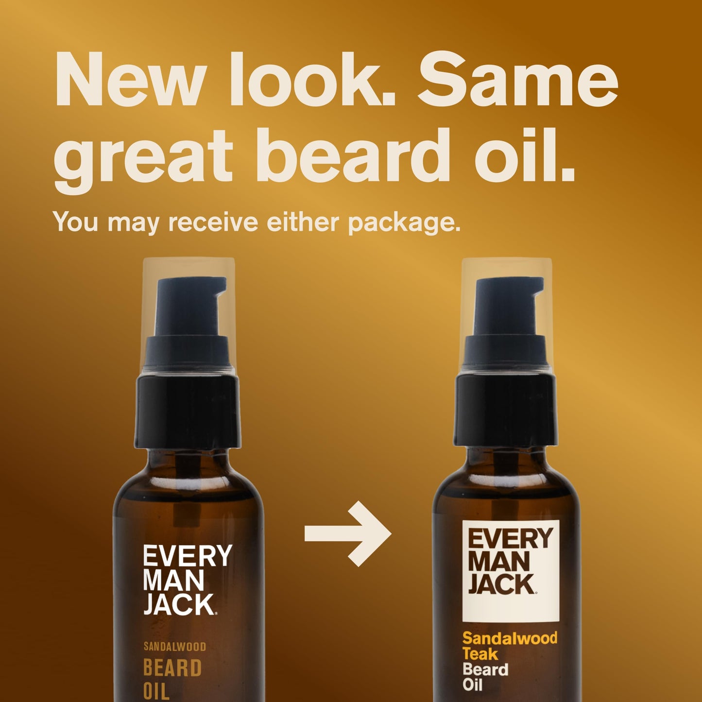 Every Man Jack Sandalwood Beard Oil - Moisturize & Soften Your Beard - Relieve Itch and Flakes - Made w/Naturally Derived Ingredients like Vitamin E Beauty and Personal Care Every Man Jack
