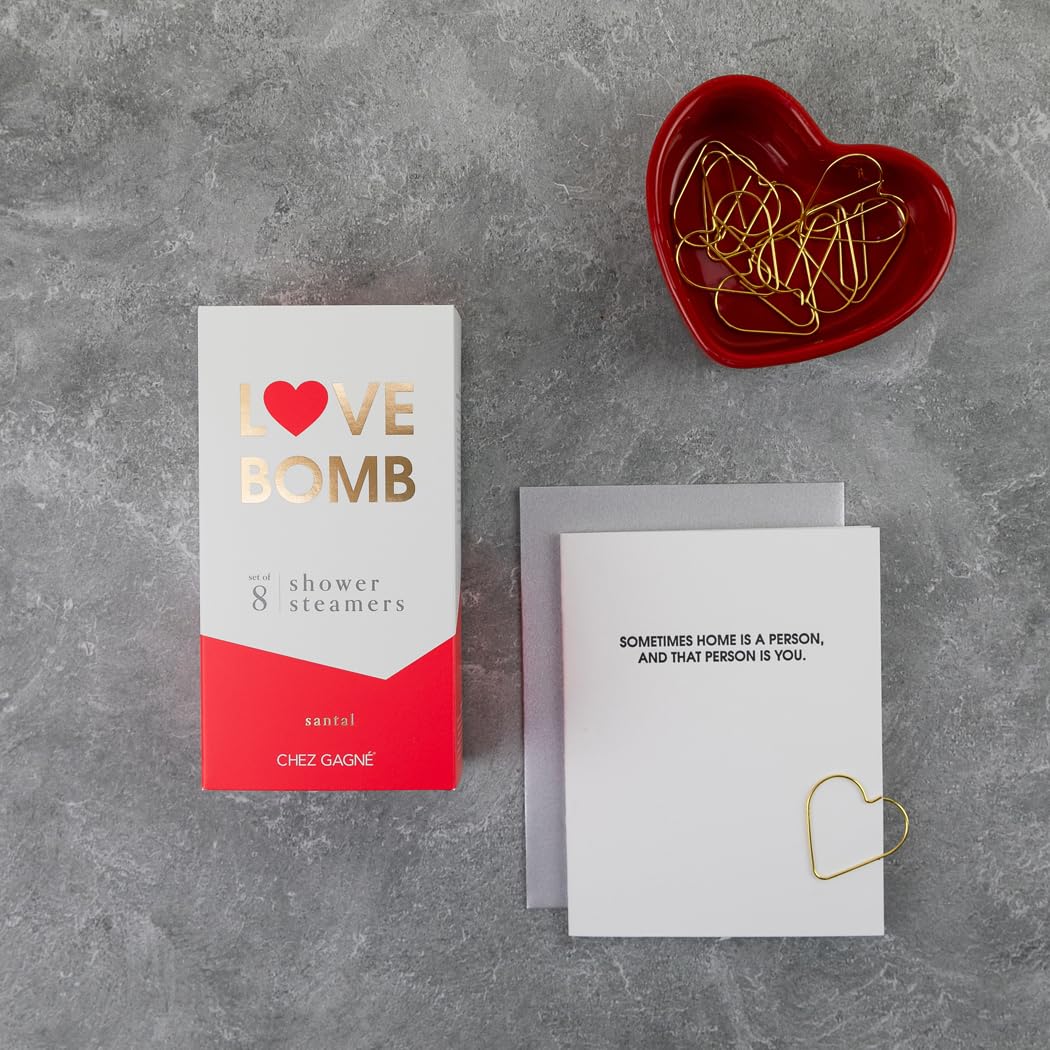 Aromatherapy Shower Steamers - Love Bomb - Santal, Set of 8 - Vegan, Cruelty-Free, Made in USA - Paraben, Sulfate & Phthalate-Free - Romantic Gift Beauty and Personal Care Chez Gagné