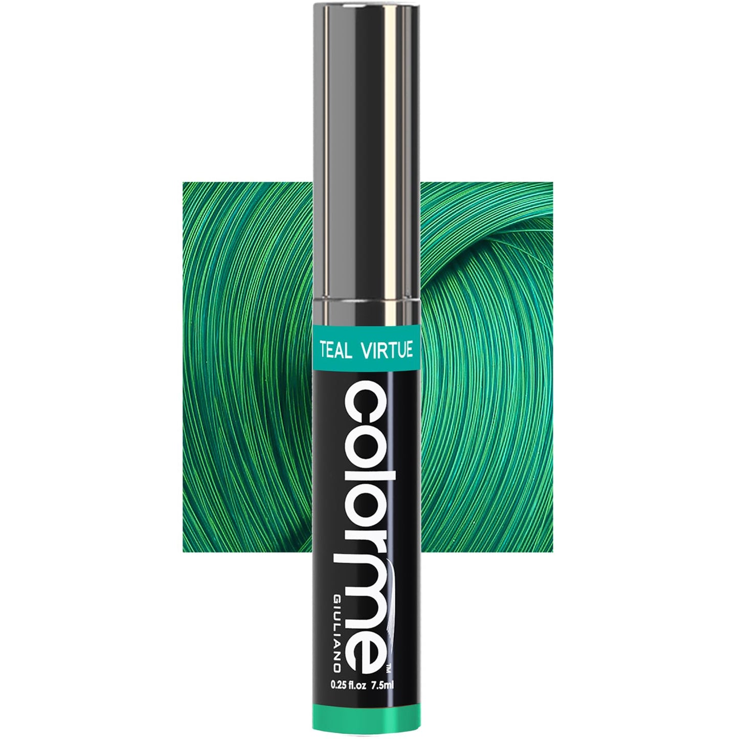 Colorme Root Touch Up Temporary Hair Mascara to color and Blend Semi Permanent Dye regrowth. Washes Out (TEAL) Beauty & Personal Care Color Me