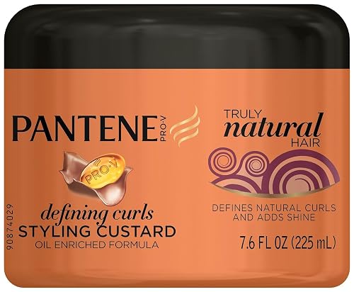 Pantene Pro-V Truly Natural Hair Defining Curls Styling Custard 7.6 Fl Oz (Packaging May Vary) Beauty & Personal Care Pantene
