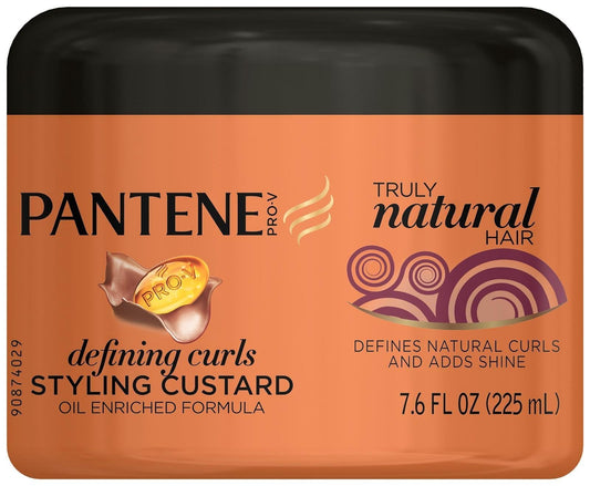 Pantene Pro-V Truly Natural Hair Defining Curls Styling Custard 7.6 Fl Oz (Packaging May Vary) Beauty & Personal Care Pantene