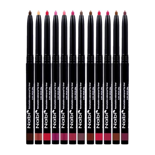 Beauty Spot 12 Colors Retractable Waterproof Lip Liner Set, Roll It Up Auto Lip Liner Pencil, Long Lasting Fade Resistant Beauty & Personal Care Beauty Spot