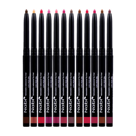 Beauty Spot 12 Colors Retractable Waterproof Lip Liner Set, Roll It Up Auto Lip Liner Pencil, Long Lasting Fade Resistant Beauty & Personal Care Beauty Spot