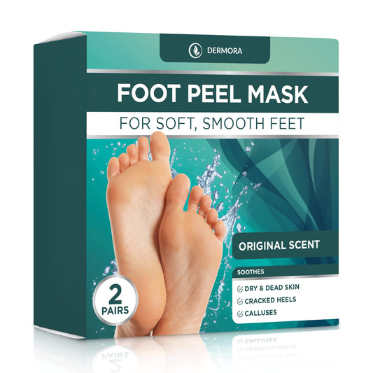 DERMORA Foot Peel Mask, Exfoliating Foot Peeling Mask, 2 Pairs, Original Beauty and Personal Care DERMORA Default Title