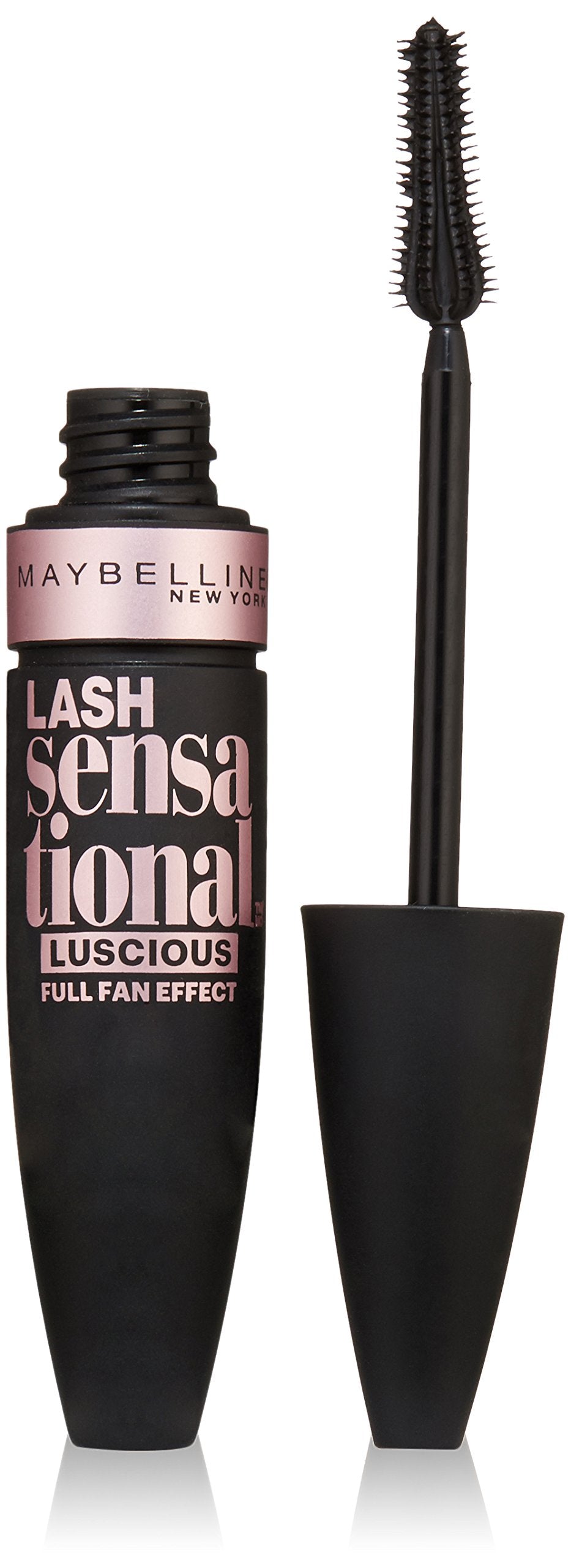 Maybelline Lash Sensational Luscious Washable Mascara, Blackest Black, 0.32 fl. oz.
