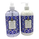 Greenwich Bay Trading Co., Destination Collection - Paris, Hand Soap and Shea Butter Lotion Set, 16 Ounces Each, Purple, white Beauty & Personal Care Greenwich Bay