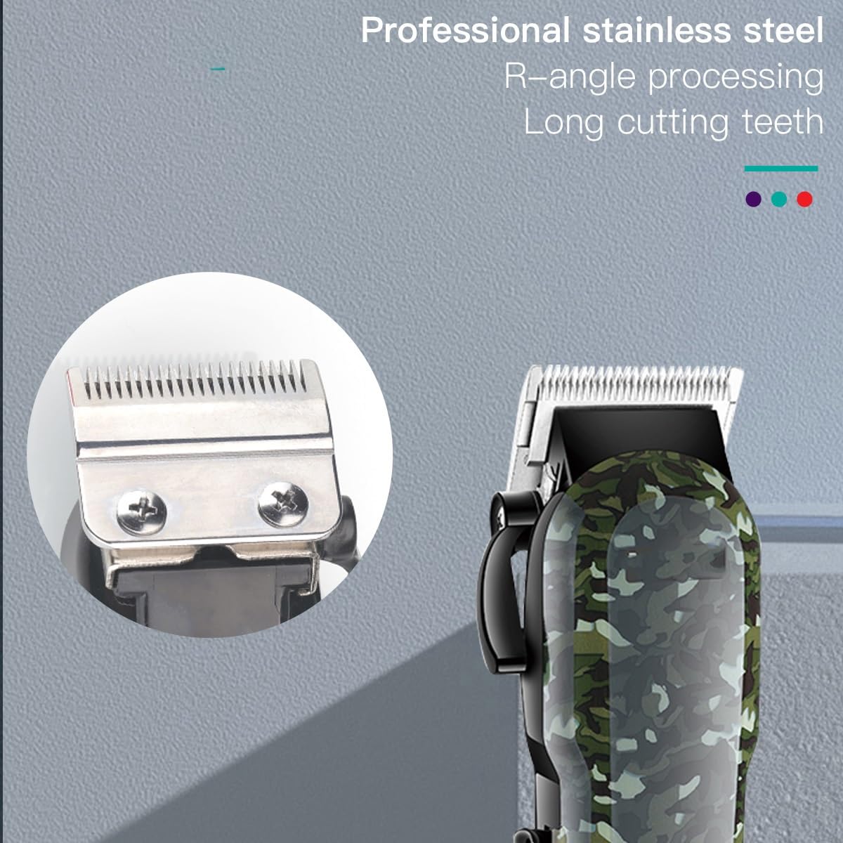 GLESVOWIO Pro Hair Clipper Electric Trimmer Professional Rechargeable Cordless for Men Cutting Machine Beauty and Personal Care GLESVOWIO