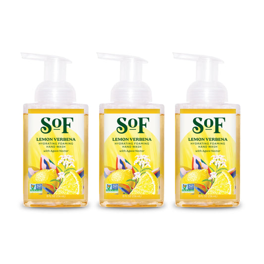 South Of France SoF Hydrating Foaming Hand Wash - With Organic Agave Nectar & Coconut Oil- Vegan & Non GMO- Free From Phthalates, Sulfates & Parabens Beauty & Personal Care South Of France