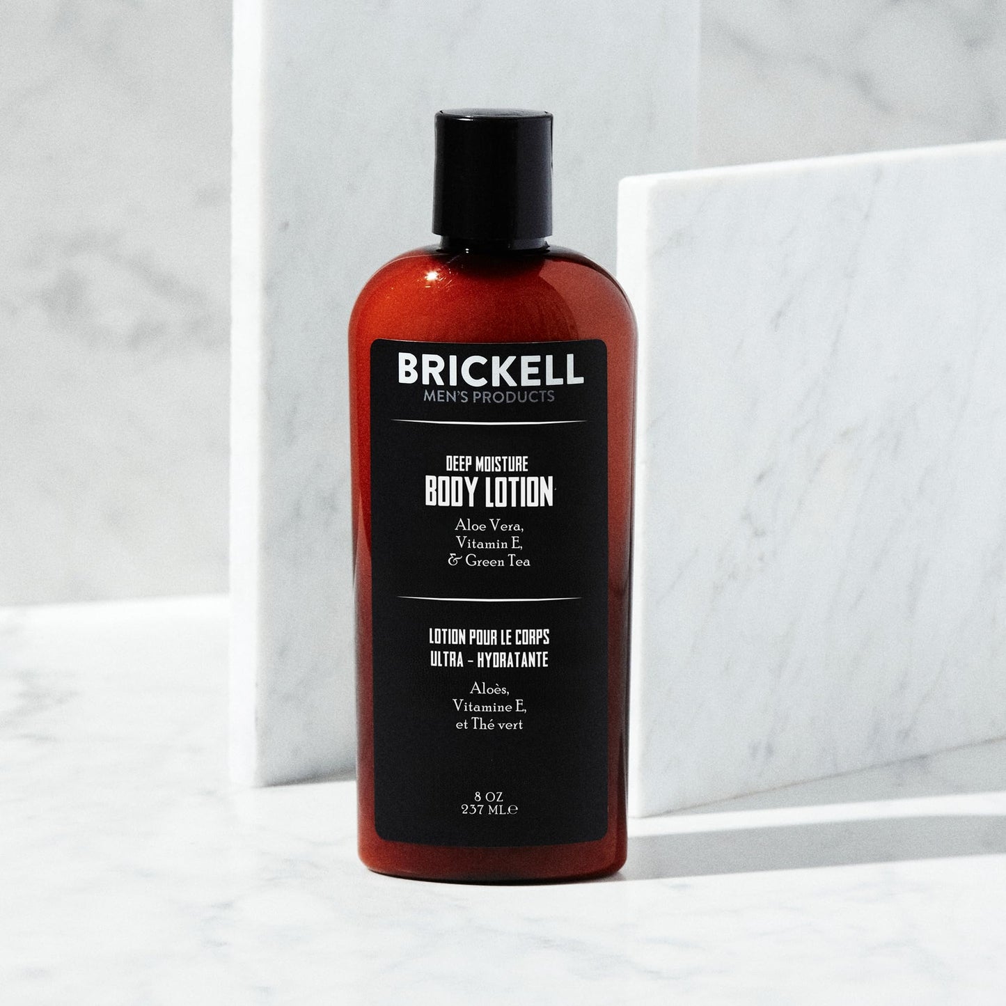 Brickell Men's Deep Moisture Body Lotion for Men, Protects and Hydrates Dry Skin, With Aloe, Vitamin E, and Jojoba Oil, 8 Ounce, Scented Beauty & Personal Care Brickell Men's Products