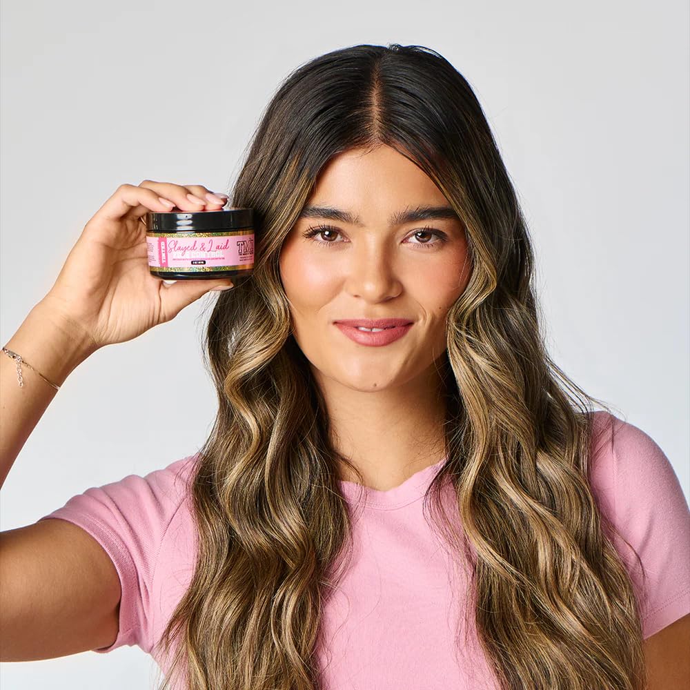 The Mane Attraction Black Edge Control Tinted- 3oz | Edge Gel for Thinning Hairlines | Flake-Free Growth Gel with Strong Hold for Natural Styles Beauty & Personal Care The Mane Attraction