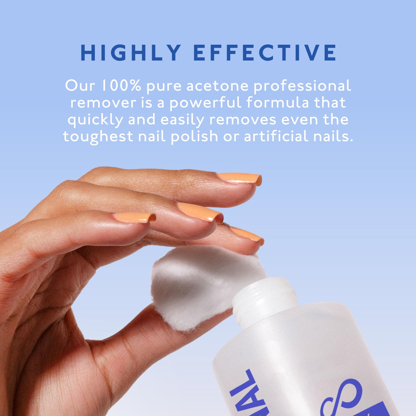Eternal 100% Pure Acetone- Acetona pura - Quick Professional Ultra-Powerful Nail Polish Remover for Natural, Gel, Acrylic, Shellac Nails and Dark Beauty & Personal Care Eternal