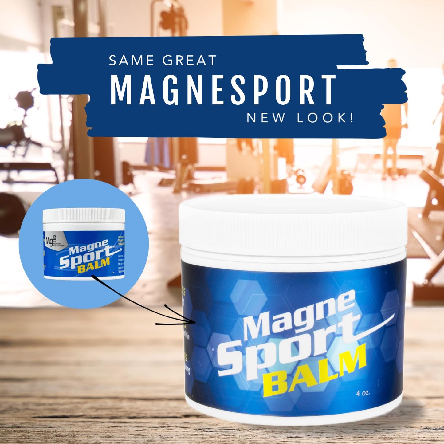 MagneSport Topical Magnesium Balm for Athletic Recovery - 8oz Jar Beauty & Personal Care MG12 THE POWER OF MAGNESIUM