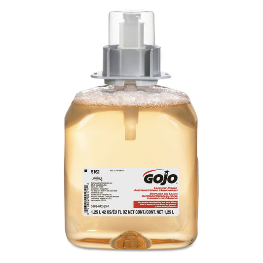 GOJO Luxury Foam Antibacterial Handwash, Fresh Fruit Fragrance, 1250 mL Foam Hand Soap Refill for GOJO FMX-12 Push-Style Dispenser (Pack of 3) Beauty & Personal Care GOJO
