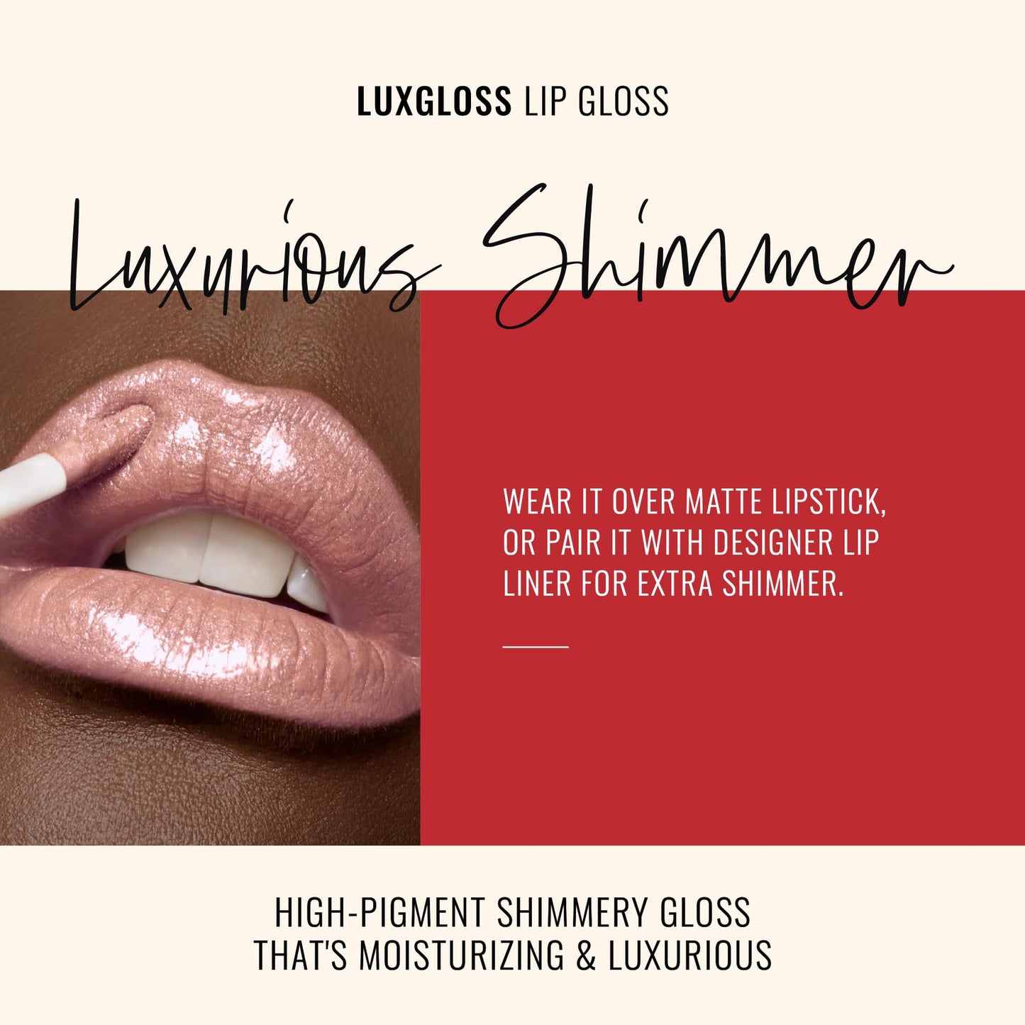 Runway Rogue LuxGloss Lip Gloss, High-Pigment Shimmery Soft Pastel-Pink Lip Gloss, ‘Catwalk’ Beauty & Personal Care Runway Rogue