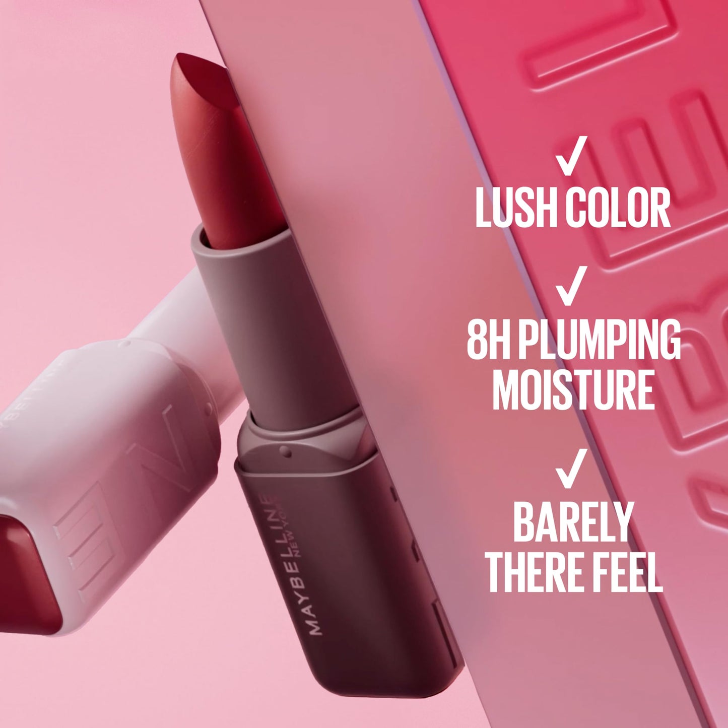 MAYBELLINE Serum Lipstick, Hydrating Lip Makeup with 8HRs of Lip Plumping Moisture with Hyaluronic Acid + Oil Blend, Maybe It's…Intense (Deep Beauty & Personal Care MAYBELLINE