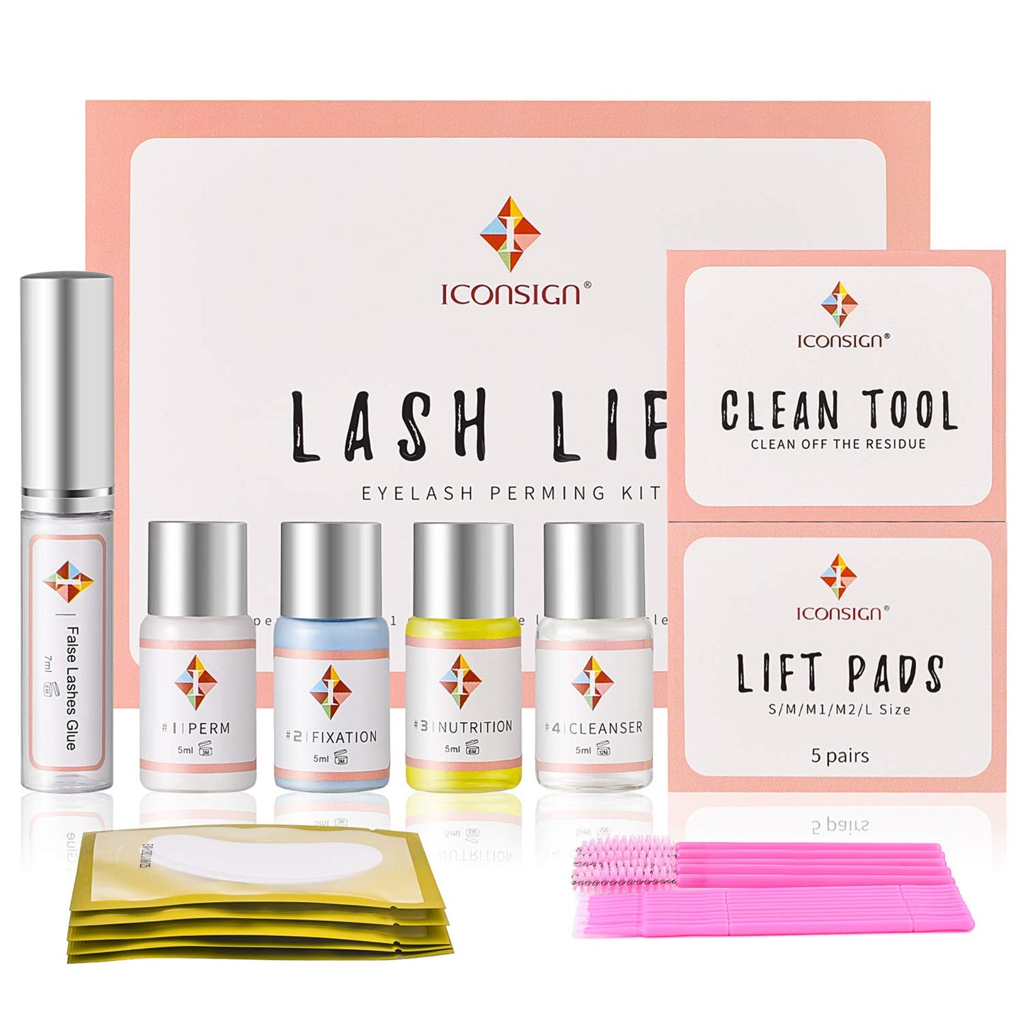 Lash Lift Kit, Eyelash Perm Kit Cilia Extension Suitable For Salon Professional Use Eyelash Lift Set Beauty & Personal Care HJSD