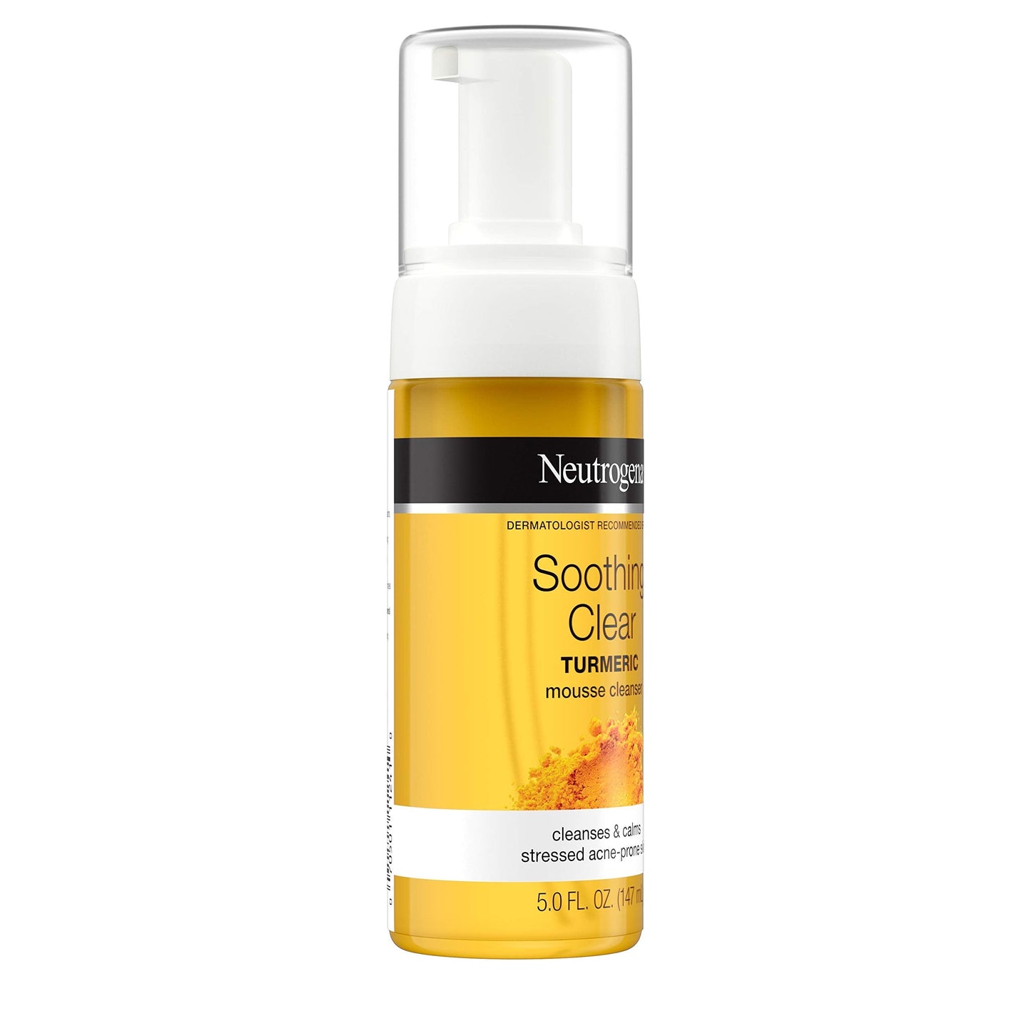 Neutrogena Soothing Clear Calming Mousse Facial Cleanser with Soothing & Calming Turmeric, Gentle Face Wash for Acne-Prone Skin, Paraben-Free Beauty & Personal Care Neutrogena