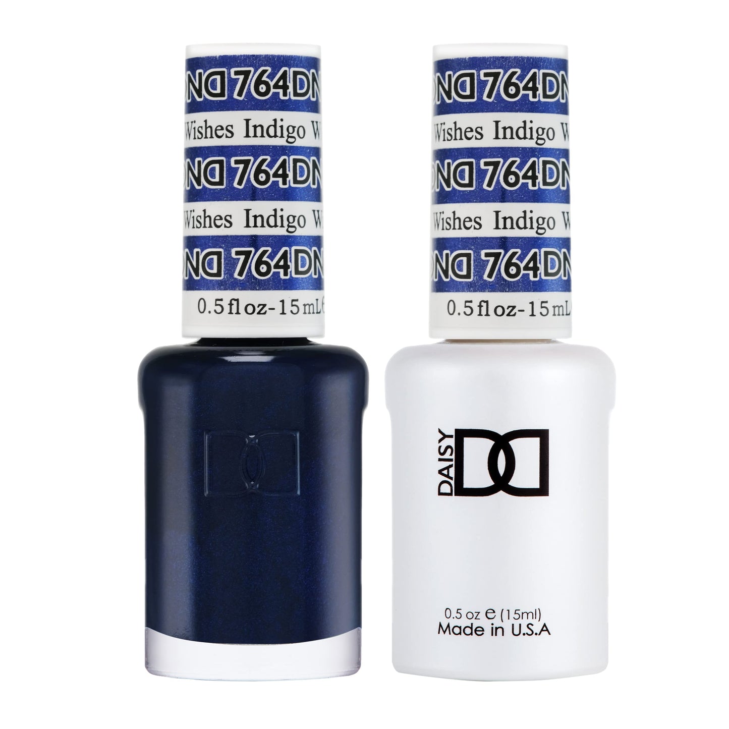 DND Gel Polish Set, Purple Collection, UV/LED Gel Polish and Air Dry Nail Lacquer, Matching Chip-Free Polish Duo, 764 Indigo Wishes, 0.5 Fl Oz Beauty & Personal Care DAISY DND