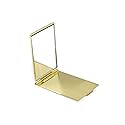 Stephanie Imports Compact Mirror, Small 2 Sided Pocket Mirror 1X Magnification (Gold) Beauty & Personal Care Stephanie Imports