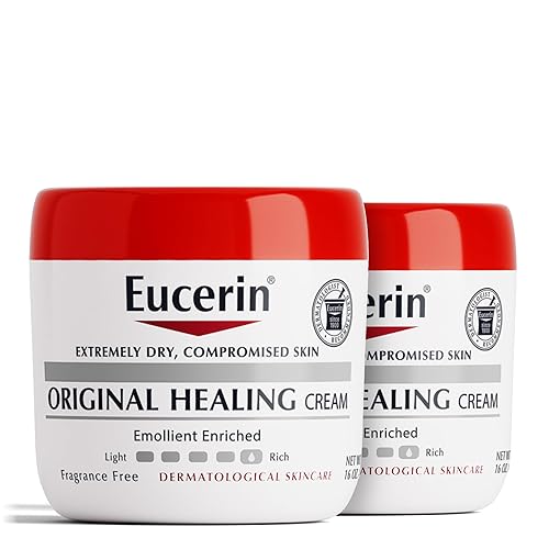 Eucerin Original Healing Cream, Unscented Body Cream for Extremely Dry, Sensitive and Compromised Skin, Emollient Enriched Body Moisturizer, 16 Oz Beauty & Personal Care Eucerin