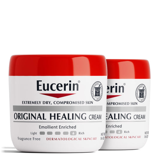 Eucerin Original Healing Cream, Unscented Body Cream for Extremely Dry, Sensitive and Compromised Skin, Emollient Enriched Body Moisturizer, 16 Oz Beauty & Personal Care Eucerin