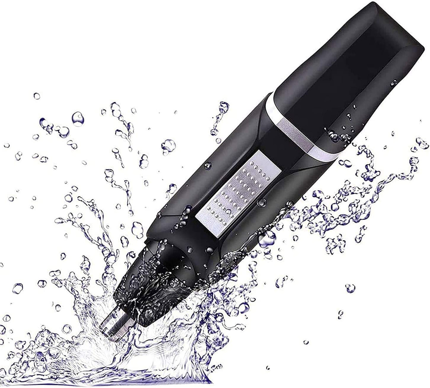 LEONYS Ear, Nose & Brow Trimmer Clipper - Painless Eyebrow & Facial Hair Trimmer for Men & Women, Battery Operated, Waterproof, Electric Groomer, Easy Beauty and Personal Care LEONYS