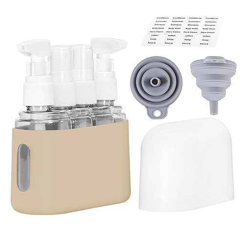 Bpluma Travel Bottles, Leak Proof Containers For Toiletries TSA Approved Airplane Accessories Kits For Liquid With Labels Beauty & Personal Care Bpluma