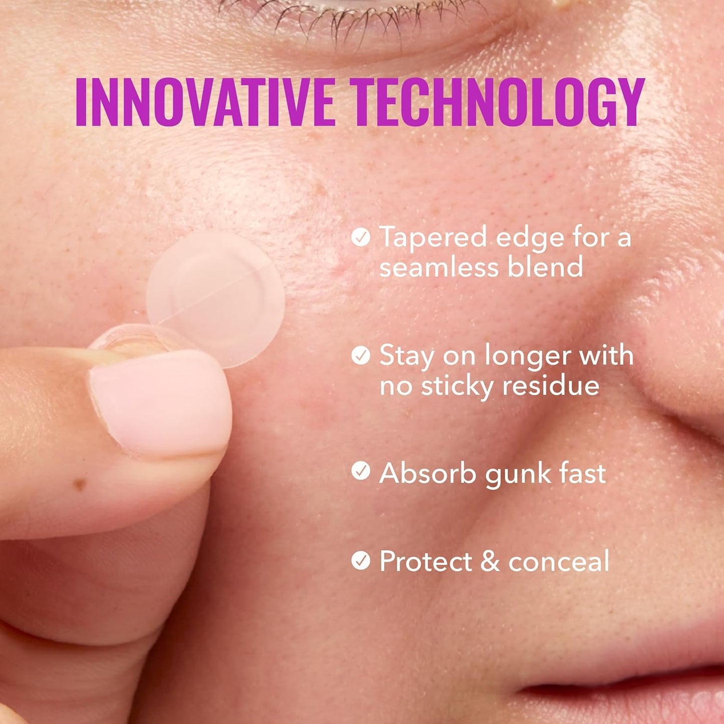 Good Molecules Pimple Patches for Face, 100 Pack - Ultra-Thin Hydrocolloid Patches, Invisible Under Makeup, Conceals Blemishes, Blackheads & Zits Beauty and Personal Care Good Molecules