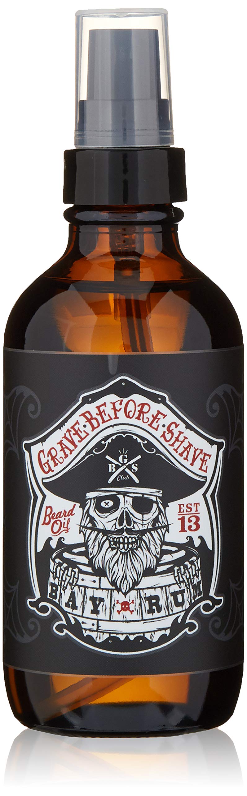 Grave Before Shave™ Beard Oil (Bay Rum Scent) 4 Oz. Bottle Beauty and Personal Care Grave Before Shave