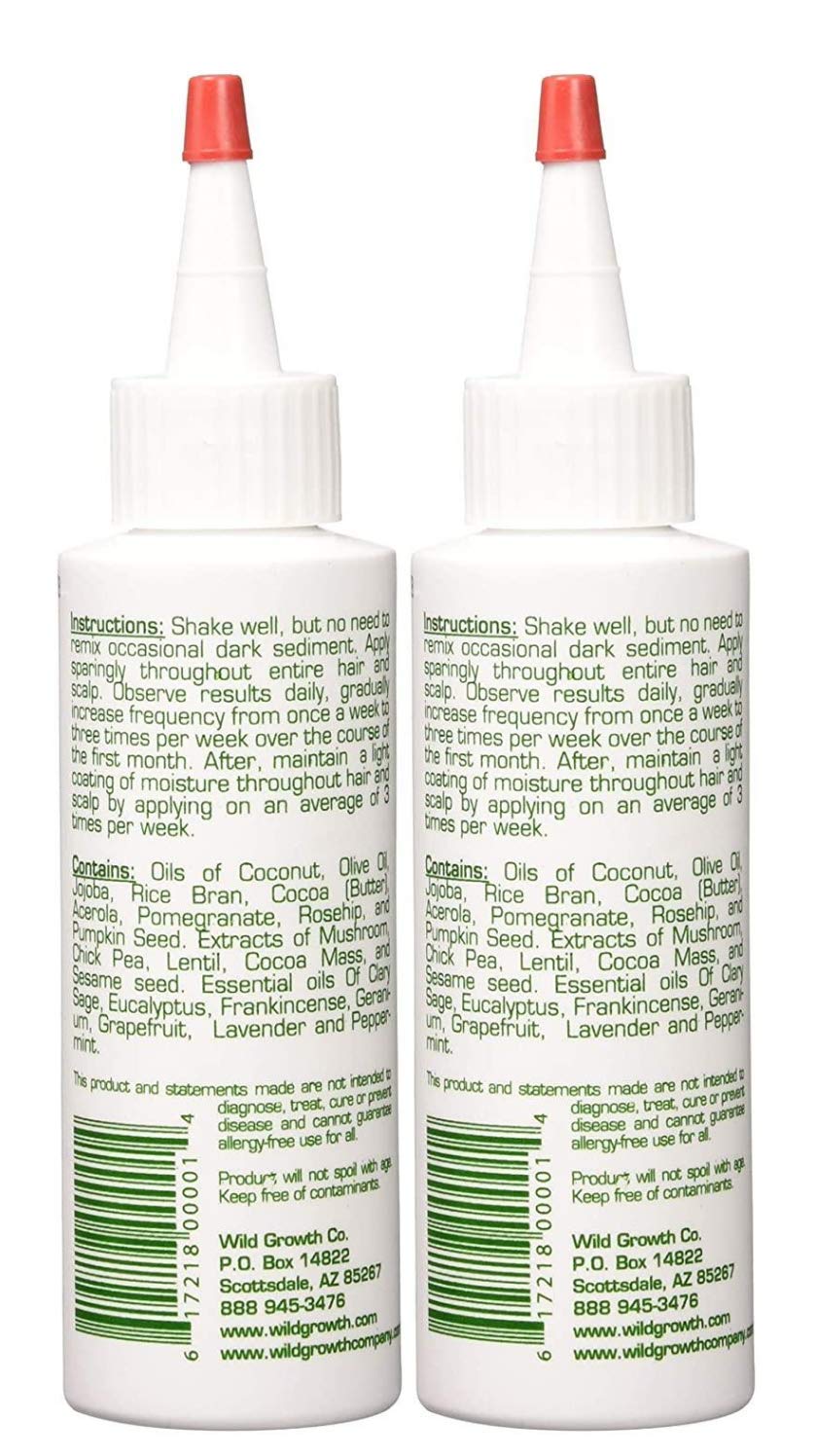 Wild Growth Hair Oil 4oz "Pack of 2" Beauty & Personal Care Wild Growth