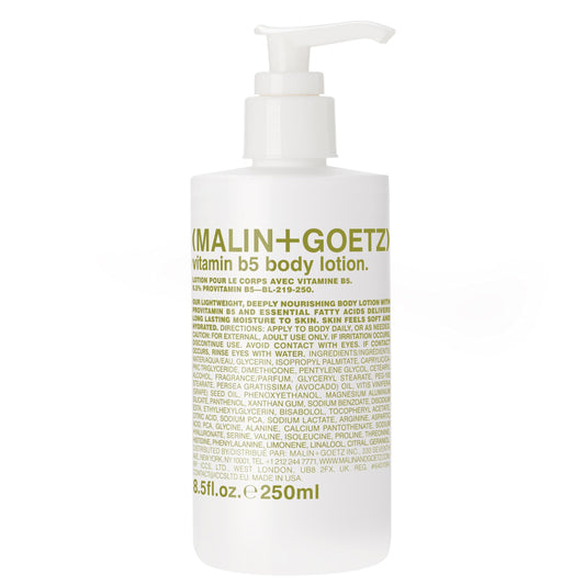 MALIN+GOETZ Vitamin B5 Body Lotion, Lightweight Daily Moisturizer with Avocado & Grapeseed Oils, Hydrating, Nourishing, Long-Lasting & Bergamot Beauty & Personal Care MALIN+GOETZ