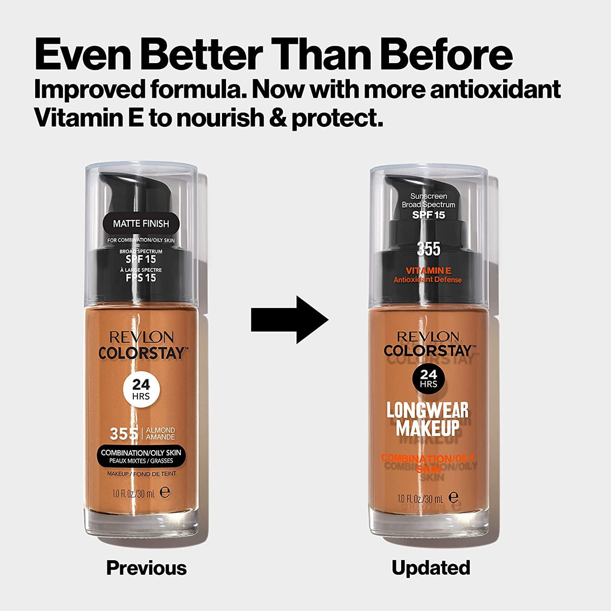 Revlon Colorstay SPF 15 Makeup Foundation for Combination/Oily Skin, Mahogany, 1 Fl Oz Beauty & Personal Care REVLON