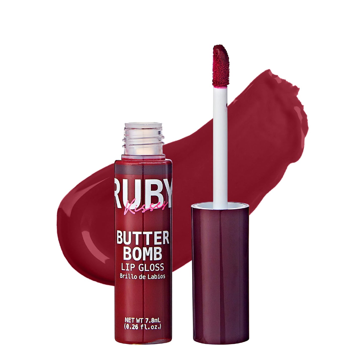 Ruby Kisses Butter Bomb Lip Gloss, High-Shine Non-Sticky Hydrating Plumping Beauty & Personal Care Ruby Kisses