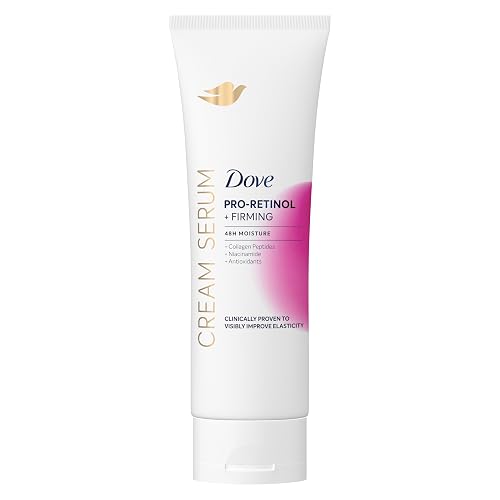 Dove Cream Serum Pro-Retinol + Firming for Elasticity and Firmness, with Collagen Peptides, Niacinamide and Antioxidants Lotion, 8 oz Beauty & Personal Care Dove