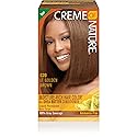 Moisture Rich Liquid Hair Color by Creme of Nature, C20 Light Golden Brown, with Shea Butter Conditioner, 1 Application Beauty & Personal Care Creme of Nature