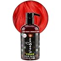 MOEHAIR Semi-Permanent Hair Color | Temporary Red Hair Dye 8 Oz | No Ammonia, Sulfate or Paraben | Intermixable & Vegan | Voodoo Fire Engine Bright Beauty & Personal Care MOEHAIR