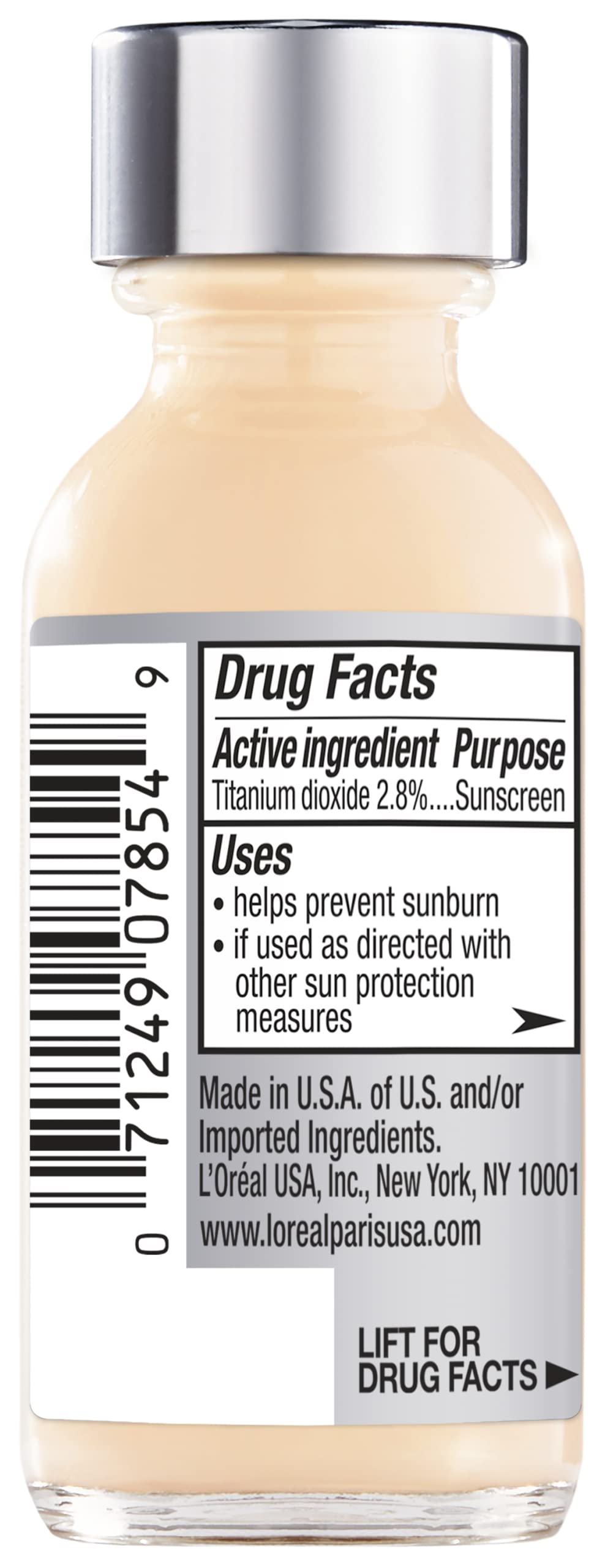 L’Oréal Paris Makeup True Match Super-Blendable Liquid Foundation, Porcelain W1, 1 Fl Oz,1 Count