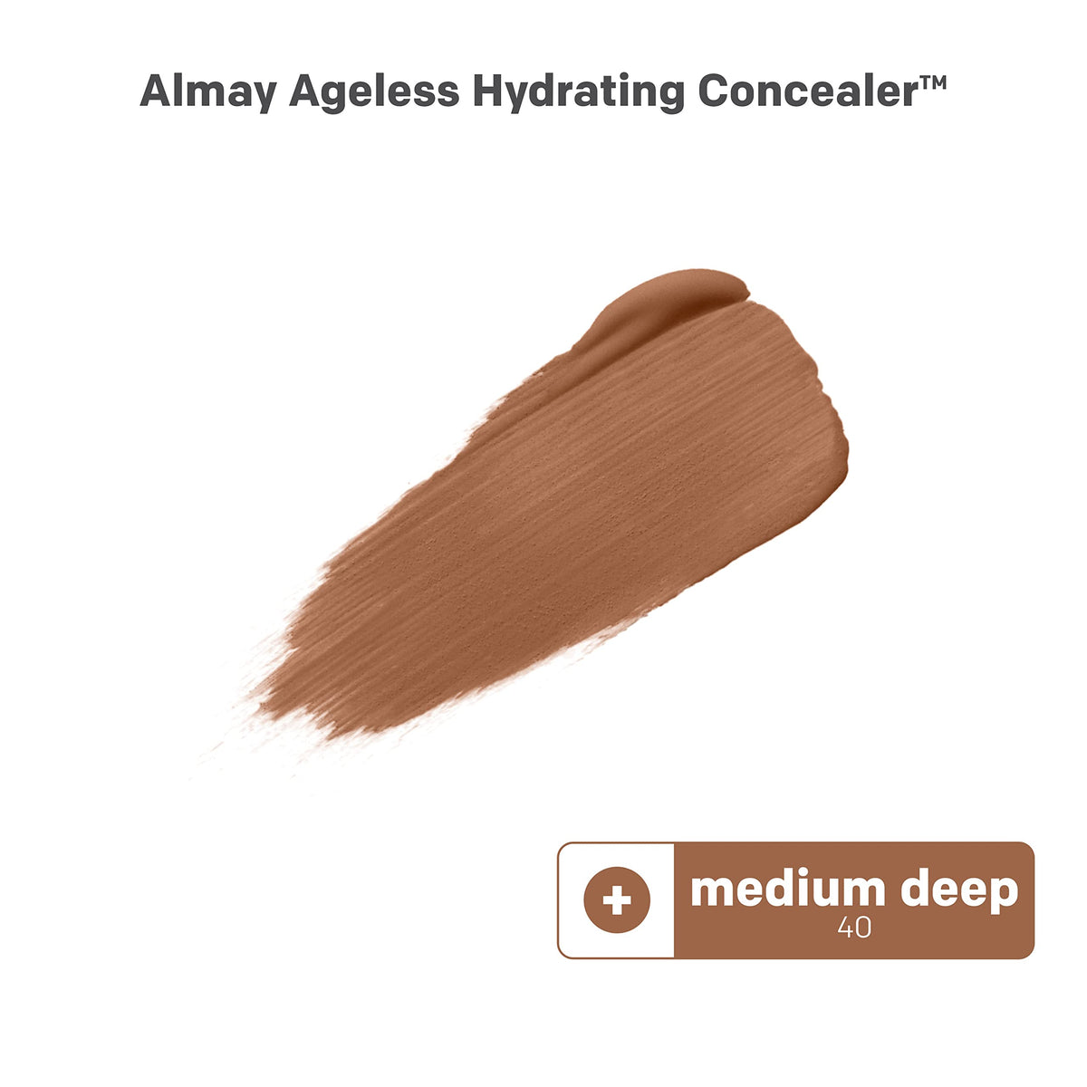 Almay Anti-Aging Concealer, Face Makeup with Hyaluronic Acid, Niacinamide, Vitamin C & E, Hypoallergenic, -Fragrance Free, 040 Medium Deep, 0.37 Fl Oz Beauty & Personal Care Almay