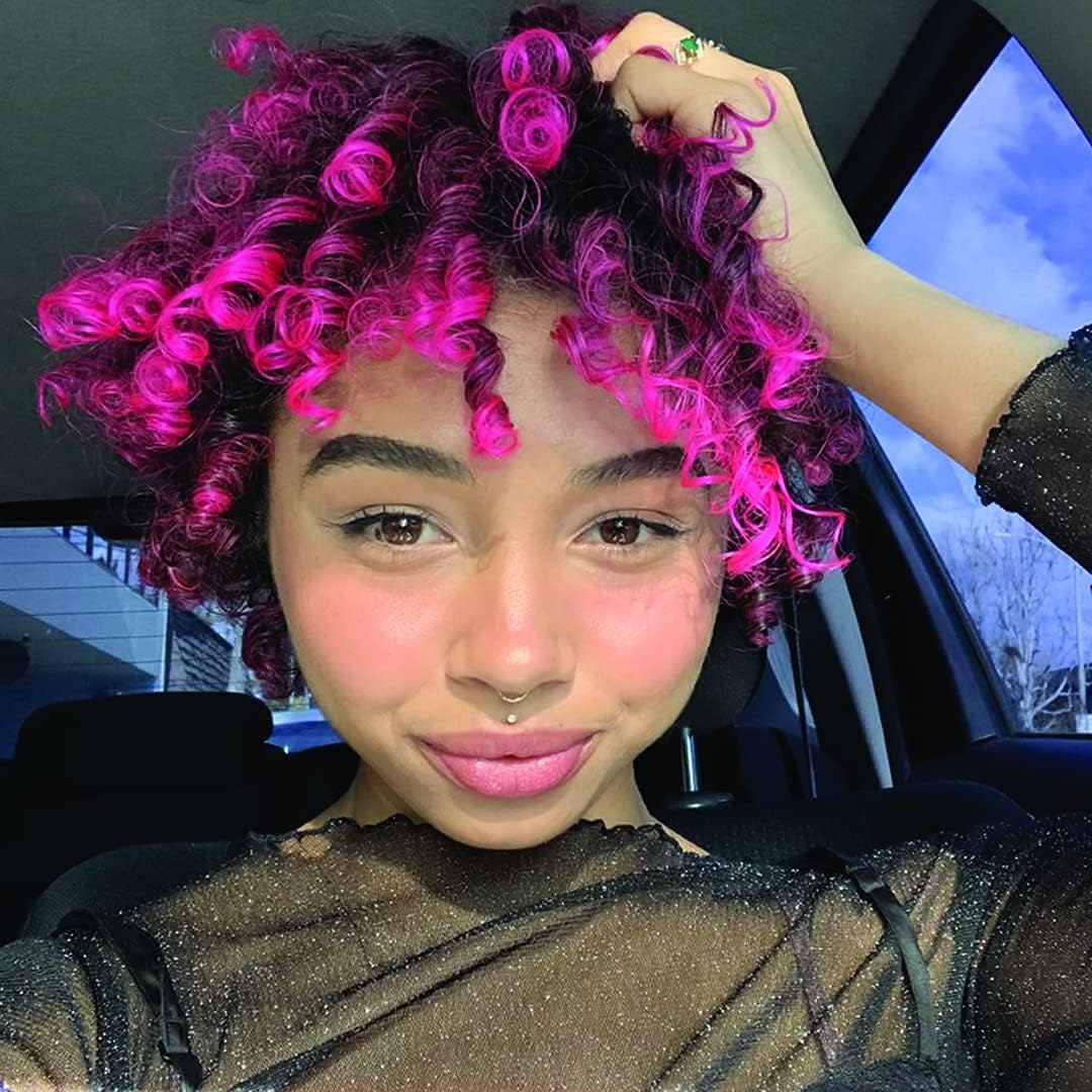 MANIC PANIC Hot Hot Pink Amplified Semi-Permanent Hair Dye - Medium Pink Color - Glows in Blacklight - Vegan, PPD & Ammonia Free Beauty & Personal Care MANIC PANIC
