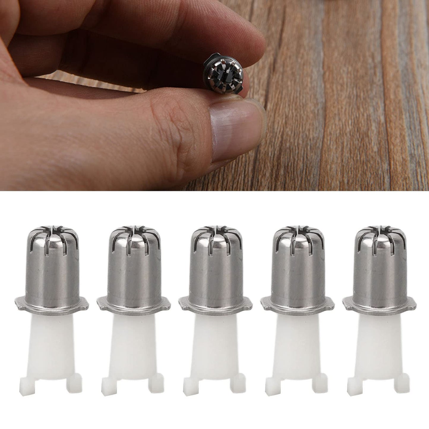 Zetiling Nose Trimmer Replacement Heads, 10pcs Nose Hair Trimmer Head, Universal Replacement Clipper Blade Heads Beauty and Personal Care Zetiling
