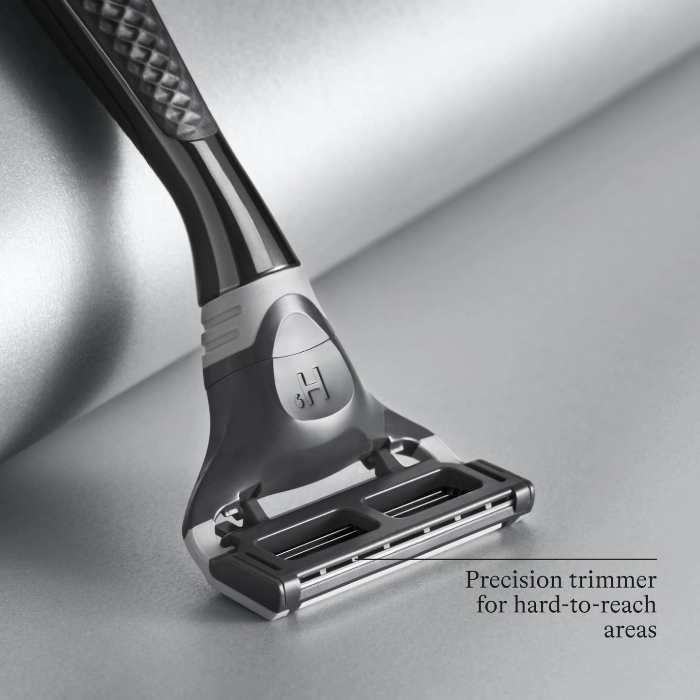 Harry's Original Shave Gift Set for Men - Black Metallic Handle + 3 Razor Blade Cartridges + Travel Blade Cover + 1 Foaming Shave Gel - German Beauty and Personal Care Harry's