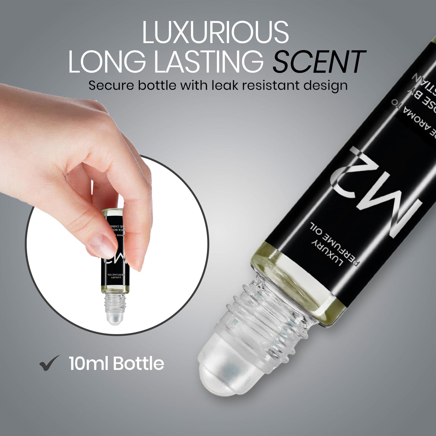 PICNTELL M Series Impression Perfume Oil Roll on - Travel Friendly Cologne for Men Formula Based on Iconic Designer & Luxury Scents, Long Lasting Beauty & Personal Care PICNTELL