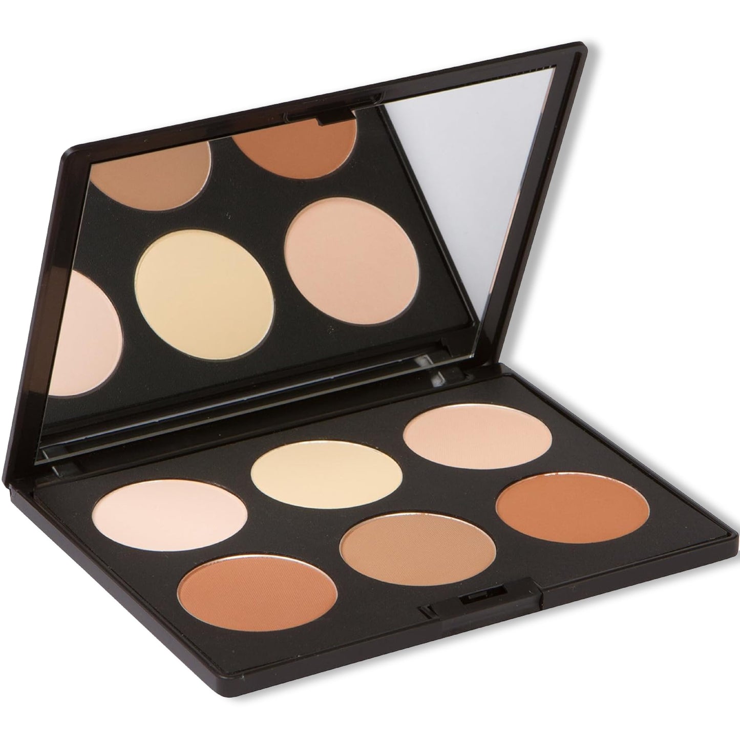 Elizabeth Mott Bronzer Contour Palette with Highlighting Powder - 6 Blendable Shades for Natural Glow - Long-Lasting, Lightweight, Cruelty-Free Beauty & Personal Care Elizabeth Mott