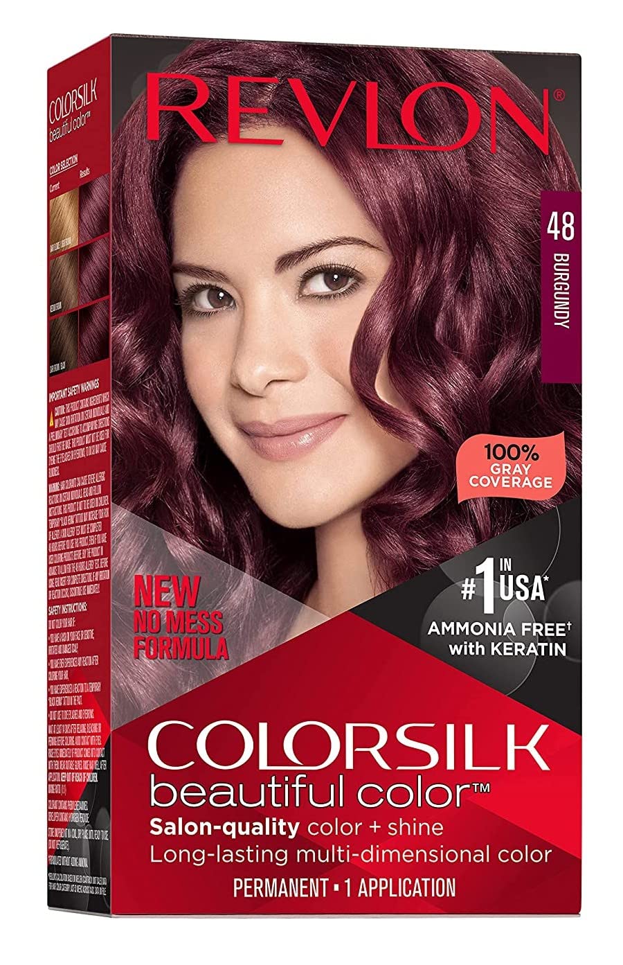 Revlon Colorsilk #48 Burgundy (2 Pack) Beauty & Personal Care REVLON